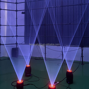 Faro da palco 5W con testa mobile, laser a fascio, DMX512, attivazione sonora, telecomando, Master/Slave, per matrimoni, feste, KTV, bar, discoteche - Product Image 6