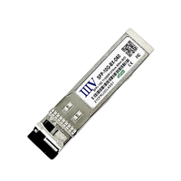 Transceiver Optique BiDi SFP+ 10G de Marque IIIV, 60km, 1270nm/1330nm, Fibre Unique LC, Module SFP BIDI pour Commutateur Réseau
