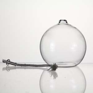 Lampada a Olio Decorativa da Tavolo in Vetro a Forma di Sfera - Product Image 1