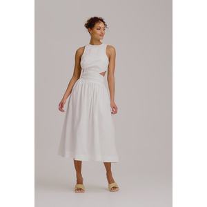 Vestido Largo sin Mangas con Cintura Cruzada Estilo Francés, Nuevo Diseño, Venta al Por Mayor - Product Image 1