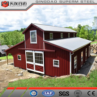 Bâtiment à structure métallique en acier préfabriqué pour mariage et événement Pôle Grange Maison Appartement Barndominium Maisons avec design