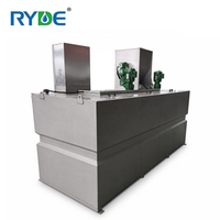 Unidad de Dosificación Integrada de Acero Inoxidable Personalizada con PLC y Motor para Tratamiento de Aguas Residuales, Productividad de 4000L/h, GTF4000