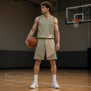 Ensemble de <span class=keywords><strong>maillot</strong></span> et short de basket-ball écologiques personnalisés avec polyester recyclé et étiquette écologique - Product Image 6
