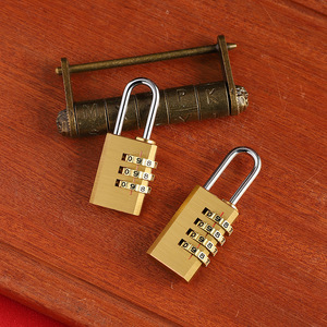 Cadenas de style antique Mystic Arts, mini-coffret en fer, nouveau design chinois, usage général - Product Image 4