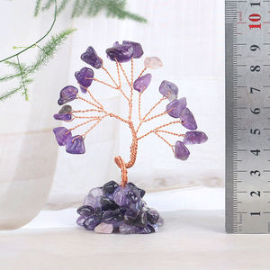 Wholesale Natural Healing Stone Crystal <b>Trees</b> Quartz Chip Bases Crystal Gravel Gemstone <b>Trees</b> for Tabletop Ornaments - Product Image 2