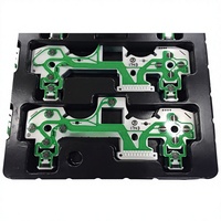 Film conducteur pour manette PS4, film conducteur pour manette PS4 PRO, coussinet en caoutchouc souple, plaque souple PS4