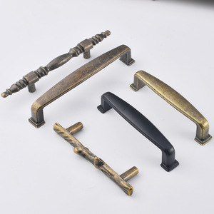 Furniture Handle Bar Zinc Alloy Cabinet Drawer Pulls Minimalist Design Durable Plated Surface - Product Image 2