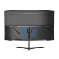 Monitor Curvo de 23.8 Pulgadas, 3000R, 1080P, Múltiples Frecuencias de Actualización Opcionales: 75Hz, 165Hz, 180Hz, 200Hz, para Juegos y Deportes Electrónicos en Casa