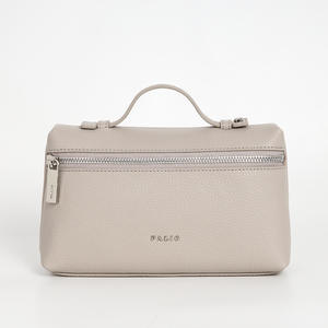 Sac à main femme en cuir PU à motif litchi élégant, neuf d'usine 2025, bandoulière, fermeture éclair, chaîne polyvalente pour jeans - Product Image 6