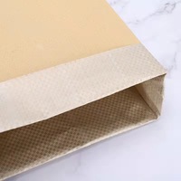 Sacs tissés épaissis (papier kraft et plastique) pour l'emballage d'aliments pour animaux de compagnie, matériau durable de qualité alimentaire avec fermeture éclair
