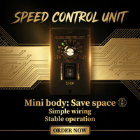 Contrôleur de vitesse de moteur JIUHONG, protection IP54, 6W-1500W, AC 220V, pour convoyeurs, emballage, petites machines de test, protection contre les surcharges et les surintensités