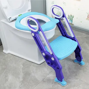 Kinder Kunststoff Toilette verstellbare Leiter Baby Töpfchen Trainings sitz Baby Töpfchen Trainings sitz