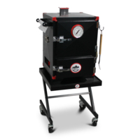 Four à charbon moderne en acier à chambre fermée sans fumée pour barbecue extérieur durable et facile à utiliser