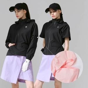 Impermeable de Golf para Mujer Xexymik, Color Rosa, con Capucha, Chaqueta Deportiva para Exteriores - Product Image 3