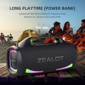 Altavoz Bluetooth Zealot S79 Sonido Potente Bocinas Inalámbricas Portátiles Impermeables para Exteriores y Camping - Product Image 5