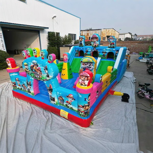 <span class=keywords><strong>Château</strong></span> <span class=keywords><strong>gonflable</strong></span> personnalisé Pat'Patrouille avec toboggan, structure de saut combinée pour enfants - Product Image 5