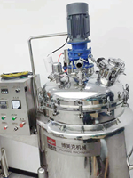 Fabricant de mélangeurs : Cuve de mélange électrique à double enveloppe de 50L à 200L, mélangeur de liquides de laboratoire en acier inoxydable de petite taille