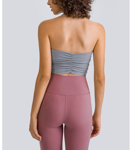 Nouveau soutien-gorge de sport à col licou pour femmes Sexy haut de Yoga sans U pour Gym Fitness course en plein air dos ouvert exercice grande taille - Product Image 5