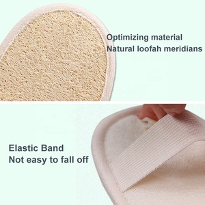 Éponge exfoliante pour le lavage du corps en luffa Gommage de bain naturel Éponge réutilisable en luffa pour hommes et femmes - Product Image 4