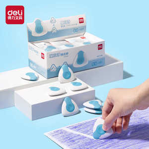 Gomme triangulaire Deli VP424 en TPE antidérapante portable pour étudiants et examens - Product Image 1