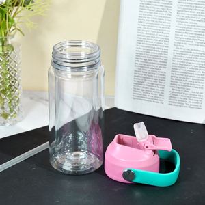 Bouteille d'eau personnalisée 10oz pour enfants avec paille, double paroi, effet boule à neige, pour le shopping, avec couvercle - Product Image 3