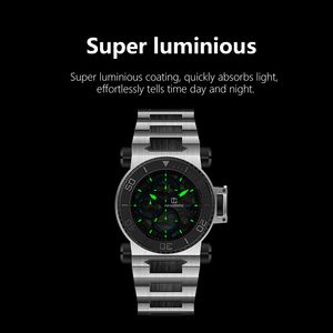 OEM ODM 316L Stainless Steel Fashion Analog Watch Pointer Dial Japanese VD57 <strong>Seiko</strong> 10 Bar Water Resistance Luminous Hands for - Product Image 4