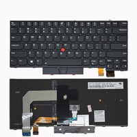 Teclado para Lenovo Thinkpad T470 T480 A475 A485, Teclado para Portátil con Retroiluminación para Portátil Lenovo