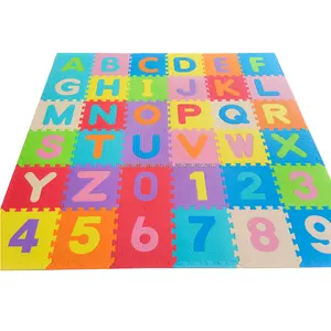 고무 발포 국제 표준 아기 퍼즐 매트 손상 방지 교실 Winthome 아기 놀이 매트 퍼즐을위한 두꺼운 매트