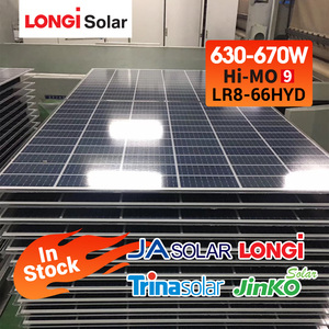 Panneaux solaires Longi BC à double vitrage 660 670 650 watts haute performance bifaciaux - Product Image 1