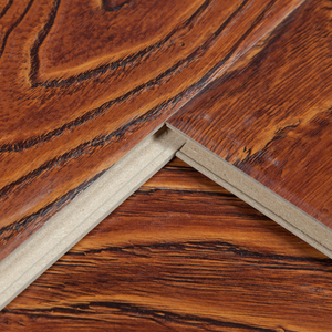 Plancher Bosi Design moderne AC3 résistant à l'usure Installation par clic Revêtement de sol <span class=keywords><strong>stratifié</strong></span> Orm Piso Rouge <span class=keywords><strong>Parquet</strong></span> Offre Spéciale pour le salon - Product Image 5