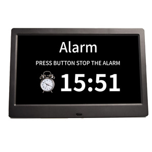 Calendário Digital Perpétuo WiFi de Mesa 10 Polegadas Branco com Exibição de Temperatura e Umidade Interna/Externa, Reprodutor de Música e Vídeo MP4, Porta-Retrato - Product Image 3