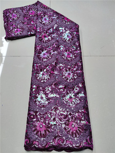 Última tela africana George Basin Riche para material de vestido de novia - Product Image 5