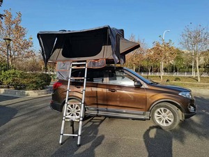 โรงงาน Abs Hard ขายเต็นท์หลังคารถยนต์อลูมิเนียมขนาดใหญ่แบบพับได้ 4x4 - Product Image 3