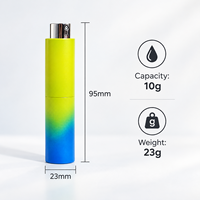 Flacon testeur de parfum mini 10 ml en PETG, tube pulvérisateur transparent rechargeable, atomiseur d'échantillon pour parfum