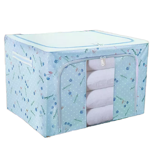 <span class=keywords><strong>Cajas</strong></span> <span class=keywords><strong>de</strong></span> Almacenamiento <span class=keywords><strong>de</strong></span> Tela Plegables y Colapsables <span class=keywords><strong>de</strong></span> 66L-100L, Contenedor Rectangular Ecológico <span class=keywords><strong>para</strong></span> Armario con Cierre <span class=keywords><strong>para</strong></span> Ropa y Sábanas - Product Image 2