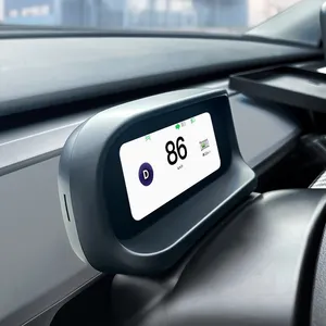 4,0-zoll auto-tachometer-display für tesla model 3 y head-up display hud automatischer on- oder off-tachometer