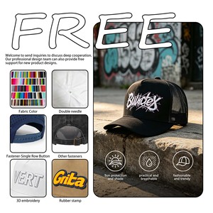 หมวกแก๊ปตาข่ายลายพรางดิจิตอลแบบยูนิเซ็กซ์ 6 แผง ปรับขนาดได้ สวมใส่สบายๆ สำหรับฤดูใบไม้ผลิและฤดูร้อน เหมาะสำหรับกิจกรรมกลางแจ้ง - Product Image 2