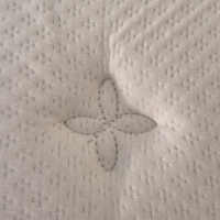 Housse de matelas en tissu jersey extensible jacquard de qualité supérieure, 100% polyester, literie douce, motif floral élégant, poids moyen