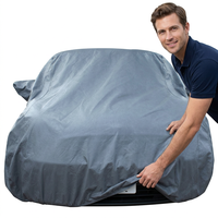 Housse de voiture universelle en tissu non tissé de luxe - Protection solaire, imperméable, anti-givre, anti-vent et anti-neige