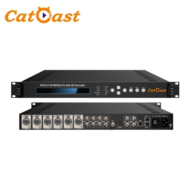 Single 1 Channel Hd MI SDI CVBS to IP Encoder MPEG2 H.264 HD SD Video Encoder