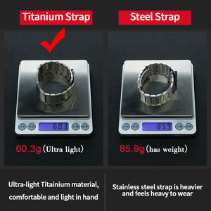 Bracelet de montre universel en titane véritable de 22 mm pour <span class=keywords><strong>Huawei</strong></span> <span class=keywords><strong>Watch</strong></span> GT5Pro, bracelet de montre en titane léger pour <span class=keywords><strong>Huawei</strong></span> GT4PRO GT5 46 mm - Product Image 5