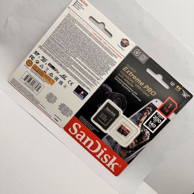 SanDisk  Extreme Pro Memory Card with Adapter SDSQXCD-2T00-GN6MA  8GB 16GB 32GB 64GB 128GB 256GB 512GB 1TB  2TB