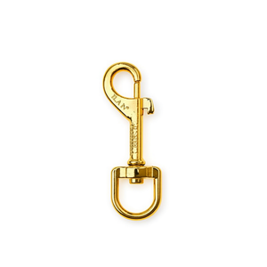 Ilan Metal Carabiner <b>Hook</b> 70mm X 23mm Gold Plated For Garment Accessories - Product Image 1