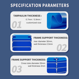 Wlz lớn ao lót lươn bạt nhựa container cho cá hồi Betta cá nuôi vật liệu PVC - Product Image 6