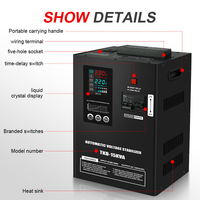 Stabilisateur de tension monophasé 15 KVA avec protection par relais |   Approvisionnement direct d'usine, gardez vos appareils électroménagers 220V en sécurité et en stabilité