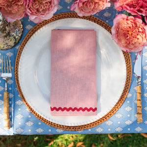 منديل طاولة مموج scallric Rac Edge بتصميم مخصص مناسب للمطعم - Product Image 1