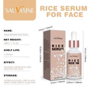 Suero Facial de Arroz Humectante, Nutritivo e Iluminador para el Cuidado de la Piel, 30 ml, ¡Oferta! - Product Image 4