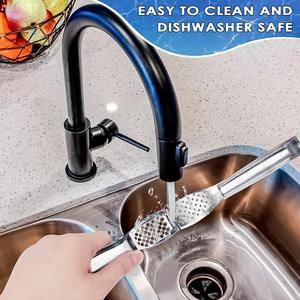 Accesorios de Cocina, Triturador de Ajo Manual de Aleación de Zinc, Exprimidor Manual, Utensilios de Cocina, Prensa de Ajo de Aleación - Product Image 4