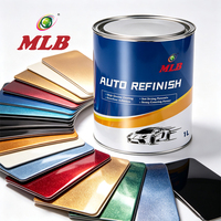 Peinture automobile solide haute brillance résistante à la décoloration MLB Factory pour la retouche des uniformes |   Revêtement automobile stable pour ateliers de réparation automobile, apprêt automobile