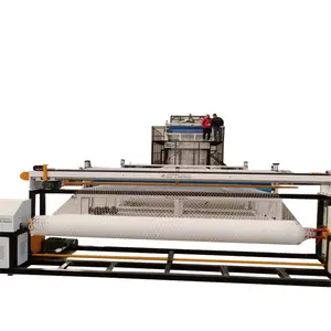 Máquina de valla de seguridad de diamante de plástico Popular utilizada en línea de producción de máquinas extrusoras de Túnez y Marruecos